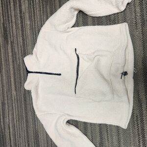 No Boundaries Cream 1/4 Zip Pullover Fleece